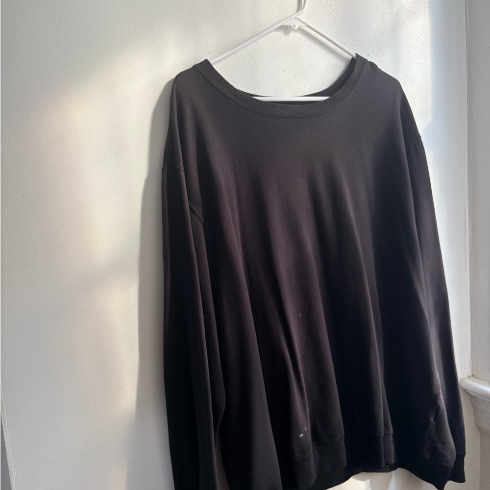 Athletech Black Crewneck Pullover Sweatshirt